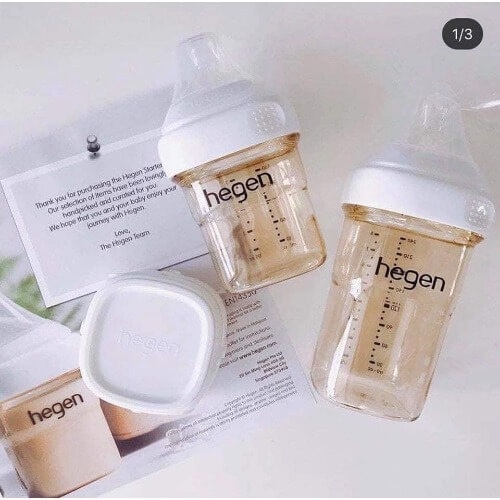 Bình sữa và phụ kiện bình Hegen cho bé dung tích bình 60ml/150ml/240ml/330ml hàng chính hãng