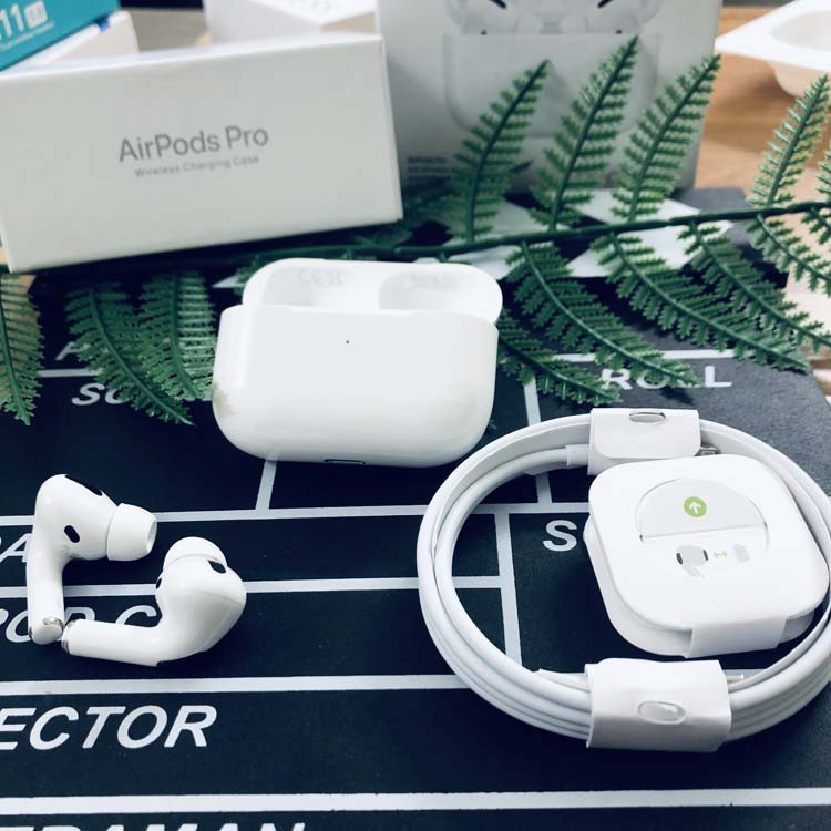 nghe bluetooth Airpods Pro on Điều khiển cảm ứng thông minh, hỗ trợ Sạc không dây. Bảo hành 12 tháng.