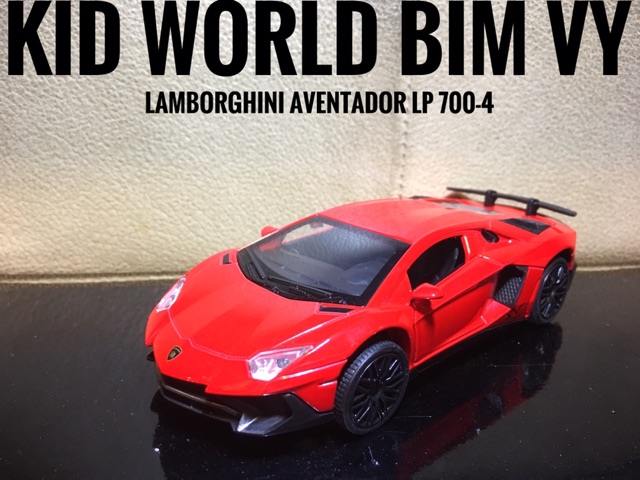 Xe mô hình Lamborghini Aventador LP 700-4. Tỷ lệ 1:32.