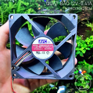 Quạt siêu bão 9x9cm - Dùng DIY quạt làm mát cho bể cá thuỷ sinh