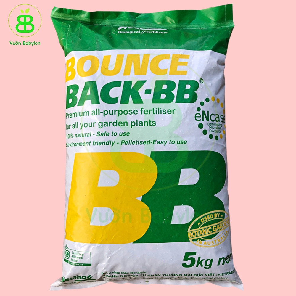 Phân Hữu Cơ Đậm Bounce Back Úc Túi 5KG