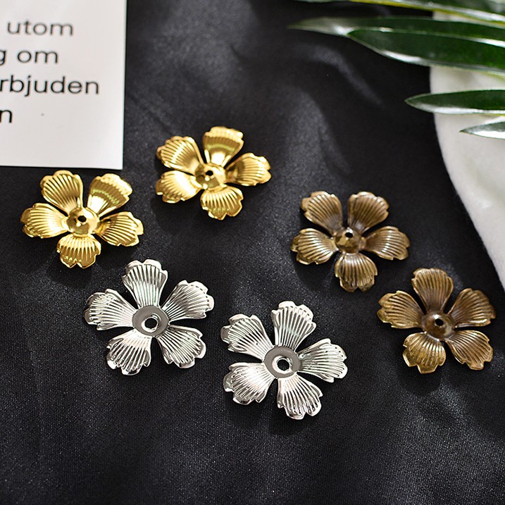 5 miếng phiến hoa 5 cánh 34mm - nguyên liệu làm trâm