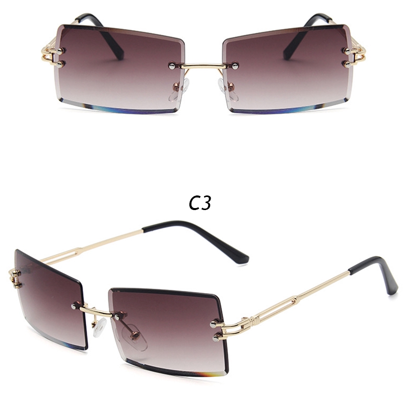 Kính Mát Gọng Vuông Chống Tia Uv Thời Trang Cho Nữ