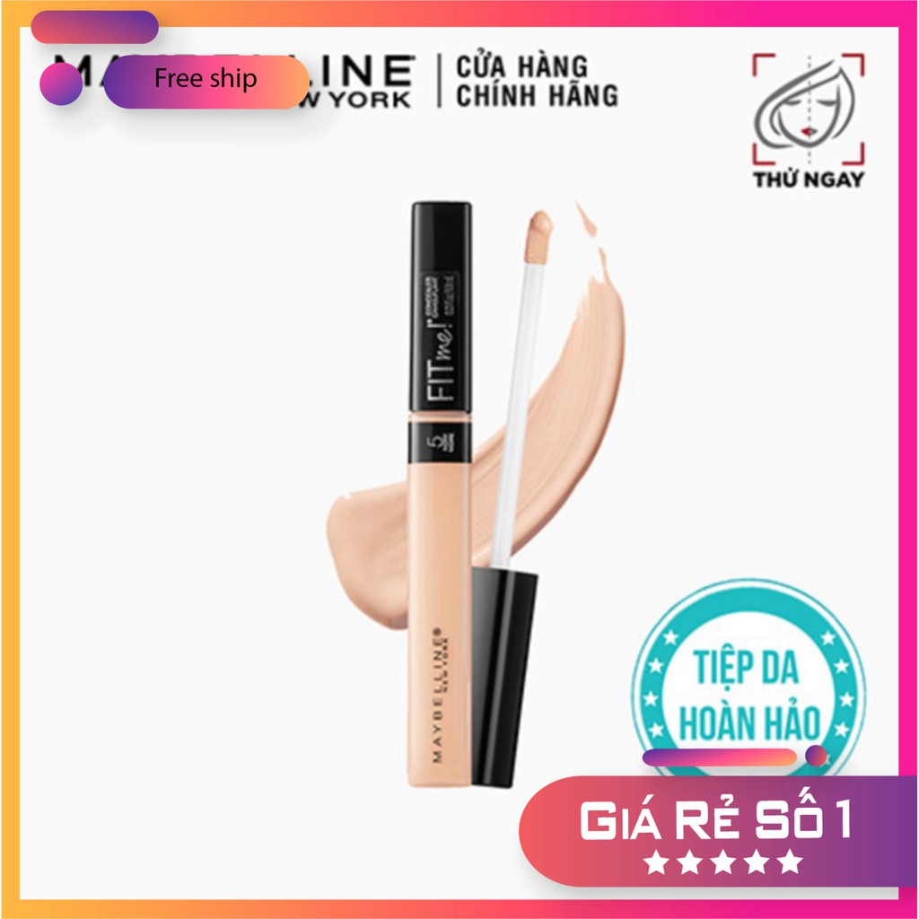 Kem Che Khuyết Điểm Mịn Lì Tiệp Mọi Tông Da Fit Me Concealer Maybelline New York 6.8ml