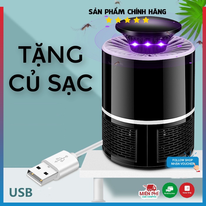 Đèn bắt muỗi, máy hút diệt muỗi cấp tốc điện quang phát sáng có gió thu hút muỗi bảo hành 6 tháng