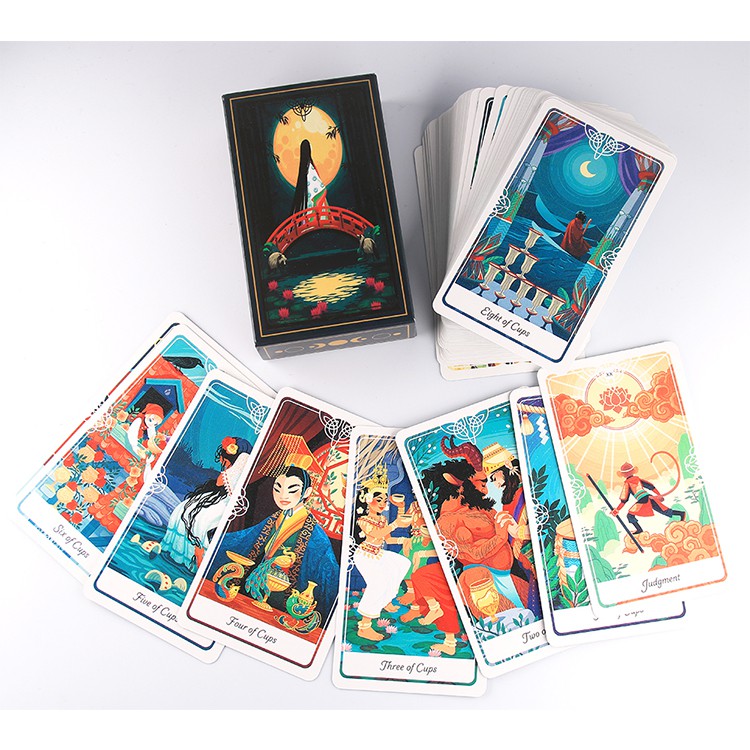 Bộ Bài Tarot Hình Kỳ Lân Pha Lê Xinh Xắn