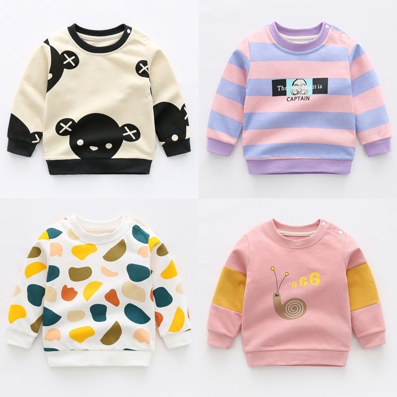 Áo Sweater phong cách Hàn Quốc đơn giản thời trang mùa thu cho bé trai