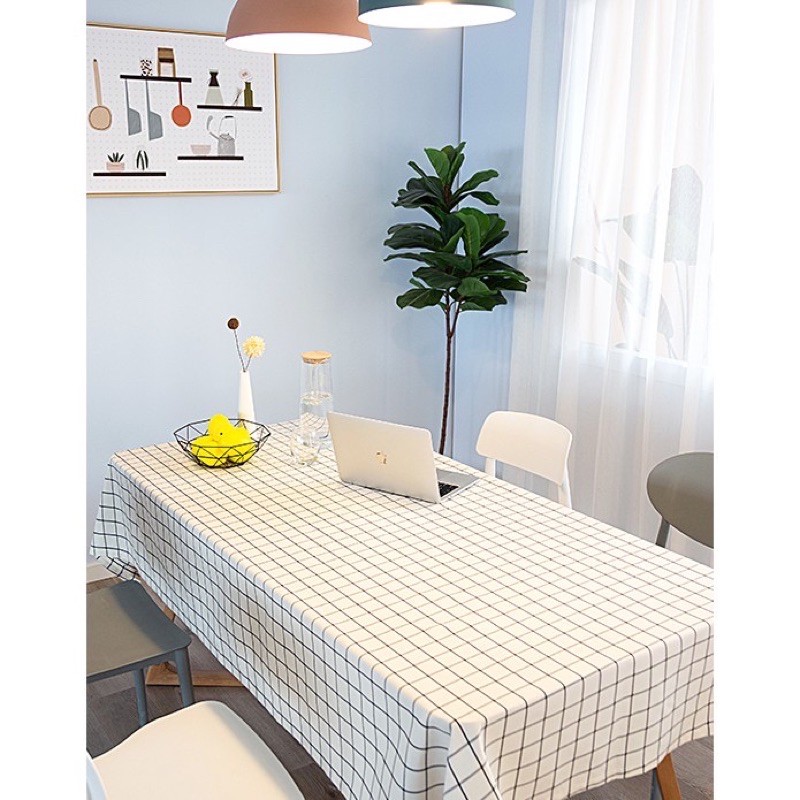 KHĂN TRẢI BÀN KẺ CARO / KHĂN TRẢI BÀN CHỐNG THẤM NƯỚC / Decor bàn/ Chiếu picnic