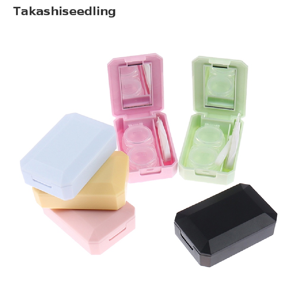 Hộp Đựng Kính Áp Tròng mini Màu Sắc Ngọt Ngào