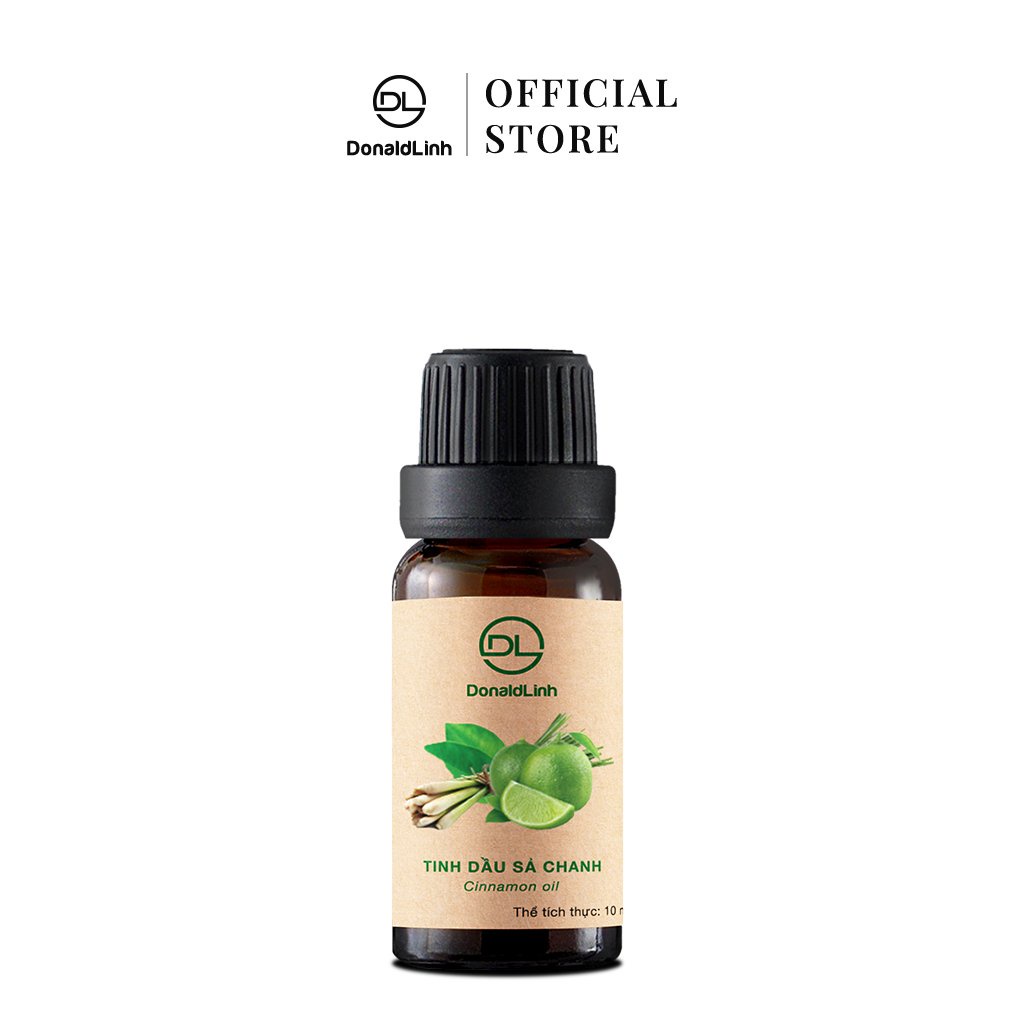 Tinh Dầu Thơm Phòng Thiên Nhiên Donald Linh Giúp Thư Giãn &amp; Giảm Căng Thẳng 10ml | Quế, Sả Chanh