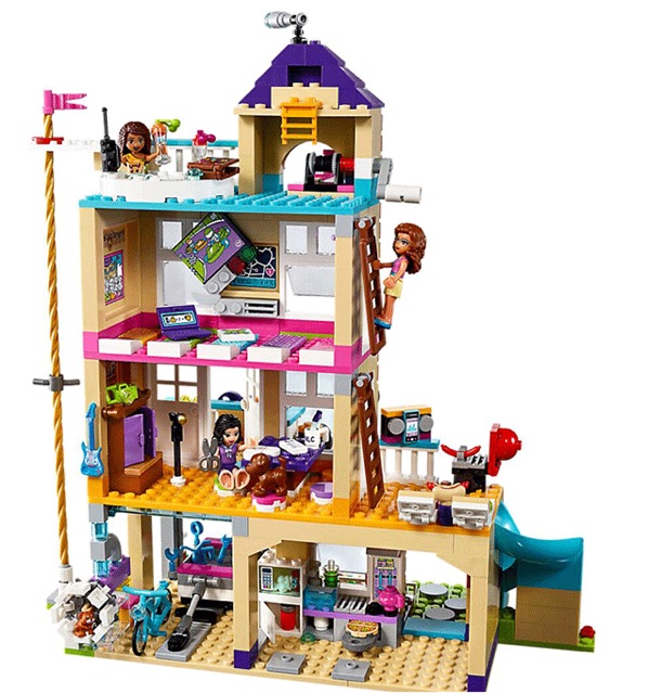 [Rẻ vô địch] Lắp Ráp xếp hình Lego Friend Bela 10859 Girls Club : Ngôi nhà tình bạn 730 mảnh