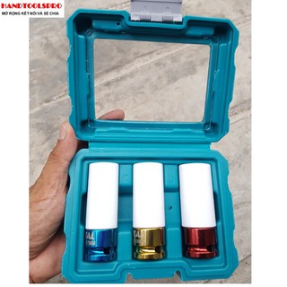 Bộ tuýp lục giác dài bọc nhựa 17,19,21mm 3 chi tiết Total THMLNS031