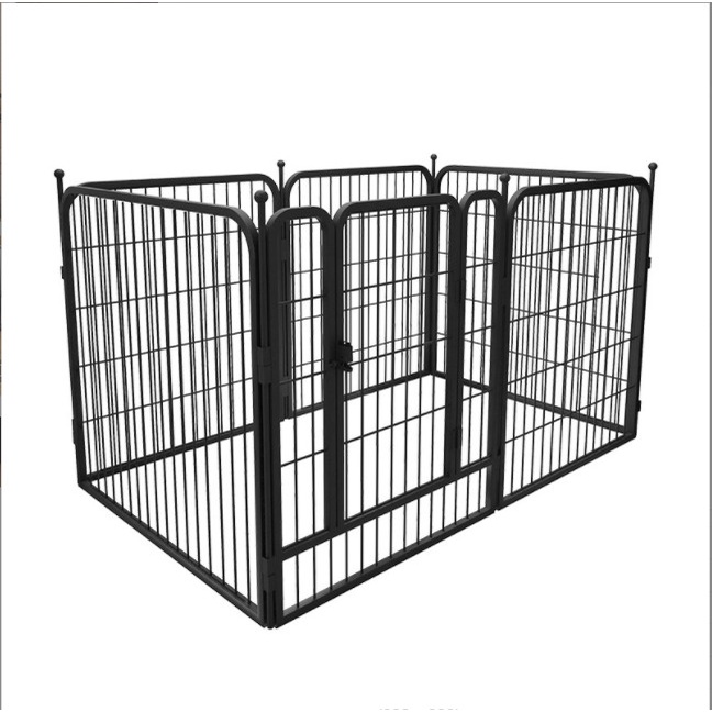 [ KÈM HÌNH THẬT] CHUỒNG QUÂY THÚ CƯNG NAN ỐNG SƠN TĨNH ĐIỆN THIẾT KẾ HIỆN ĐẠI 100*120cm gồm 6 tấm ghép
