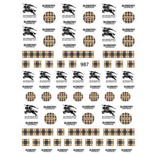 sticker dán móng tay thương hiệu