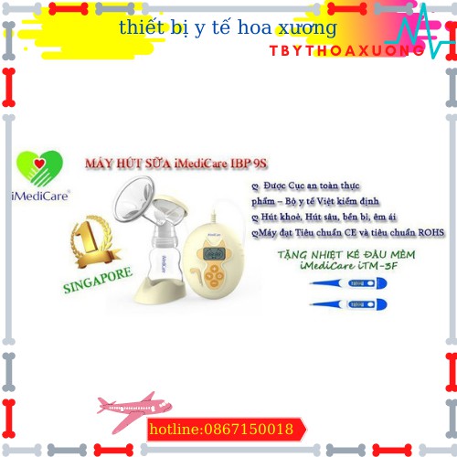 MÁY HÚT SỮA ĐIỆN IMEDICARE iBP - 9S-thietbiytehoaxuong
