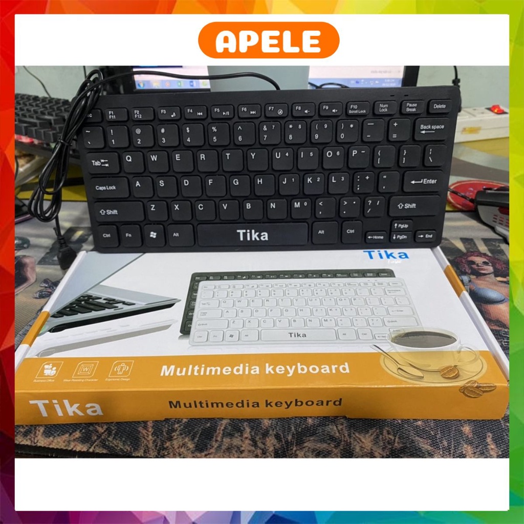 Bàn phím Mini có dây Tika  Arigato Vnet Bộ phím chuột không dây G1000 APELE