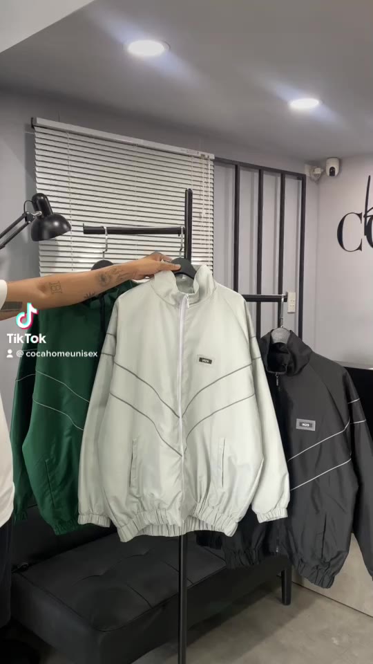 ÁO KHOÁC DÙ 2 LỚP TAG CAU SU WZS SỌC PHẢN QUANG | BigBuy360 - bigbuy360.vn