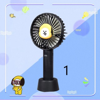 Quạt cầm tay mini có in họa tiết cho fan hâm mộ nhóm nhạc BTS