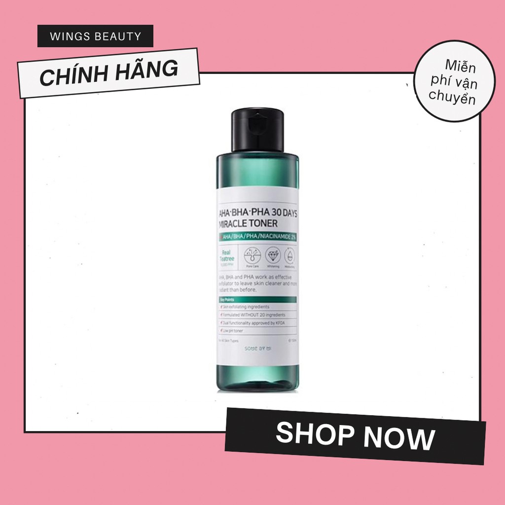 Nước Hoa Hồng &quot;Thần Kỳ&quot; Some By Mi AHA-BHA-PHA 30 Days Miracle Toner