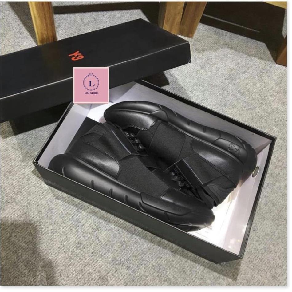 Rẻ vô địch - Giày Sneaker Y3 Qasa Hight All-Black -Ax3 : ⁸ :; ` ' . ' ' ' ' ' $ '