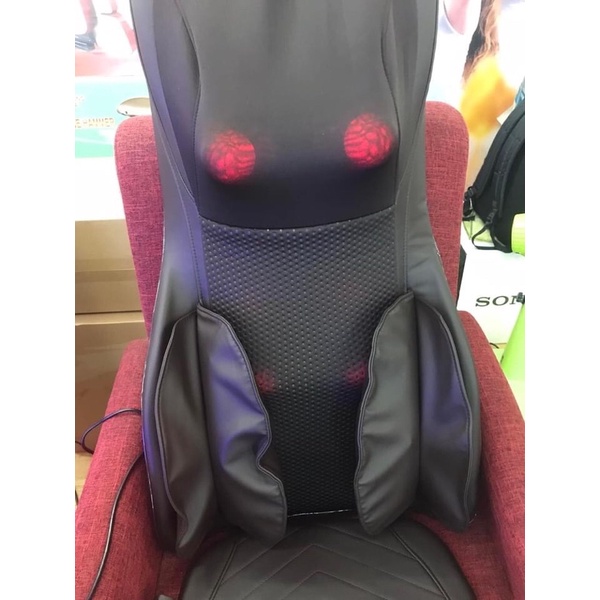 Đệm ghế massage Cổ gáy lưng eo Hàn quốc New 2022- tích hợp Bi lăn và Miết Massage