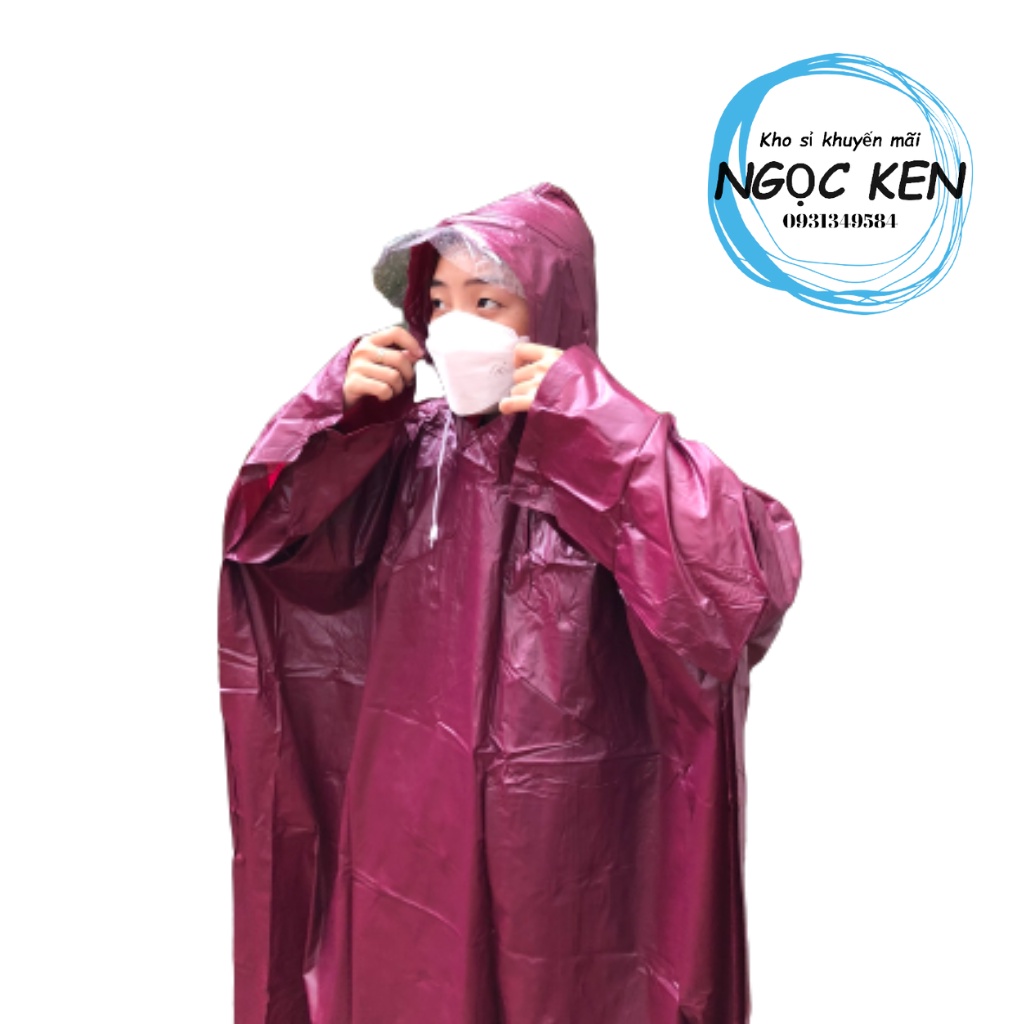 Áo mưa cánh dơi vải nhựa cao cấp, không thấm nước – Ngọc Ken Shop
