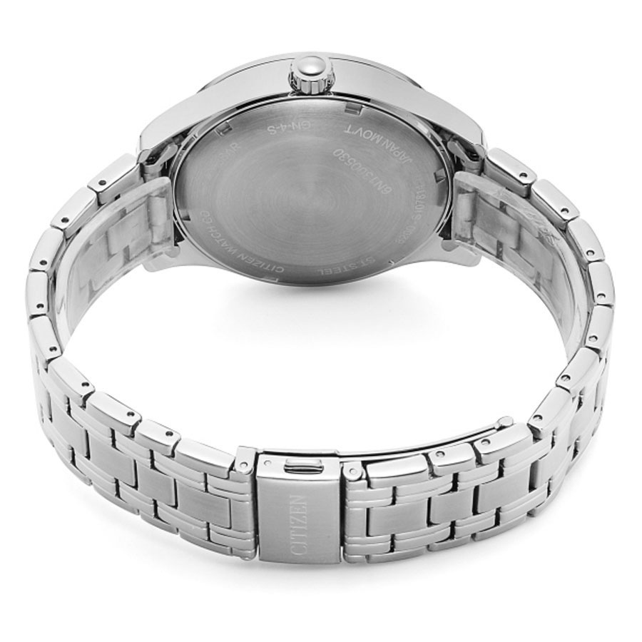 Đồng Hồ Nam Citizen Dây Thép Không Gỉ NH8360-80J - Mặt Đen