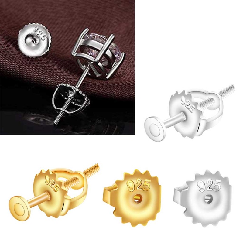 Bông Tai Đinh Ốc Bằng Thép Không Gỉ Thay Thế Cho Bưu Thiếp