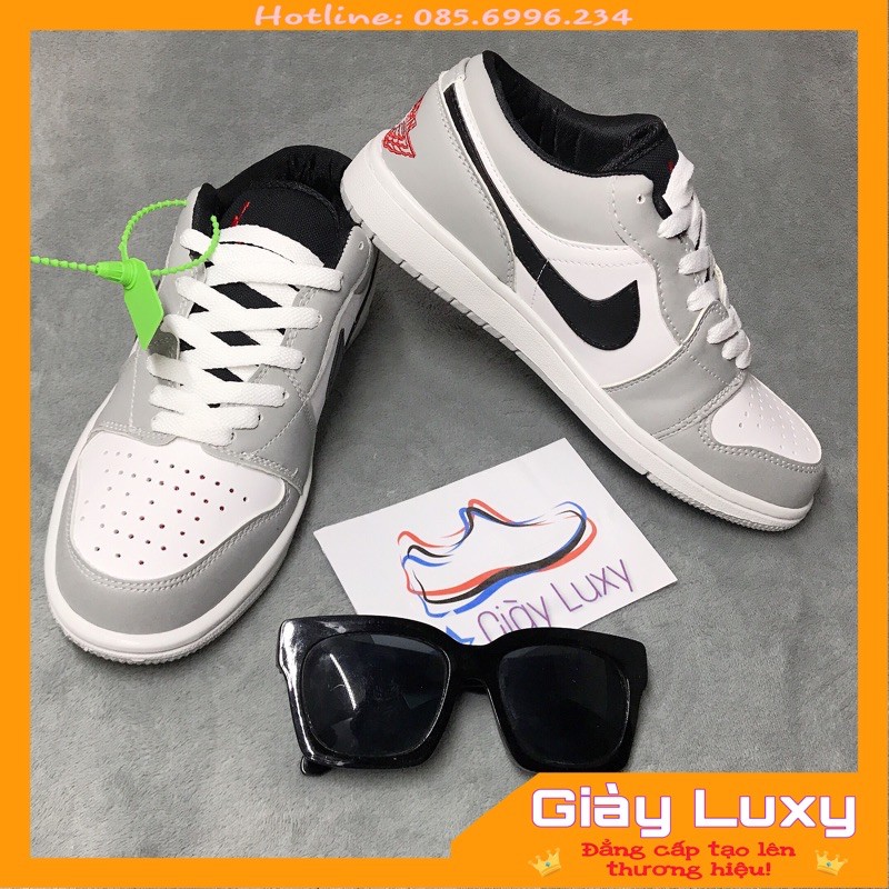[ Freeship ] Giày thể thao sneaker J D xám cổ thấp - Giày Luxy!