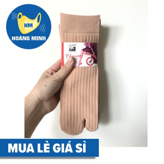 [Nhiều mẫu] Set 10 đôi vớ da vải gân xỏ ngón - Classic - co giãn, siêu bền, thoáng mát