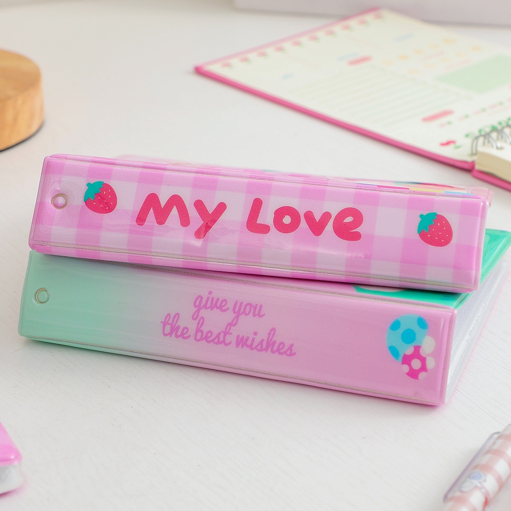 Sổ Card Collect Book Bìa PVC Sweet Love Moment Đựng Card Idol Kpop