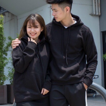 Áo Hoodie đôi nam nư unisex form rộng chất nỉ không xù siêu ấm mặc thu đông M5