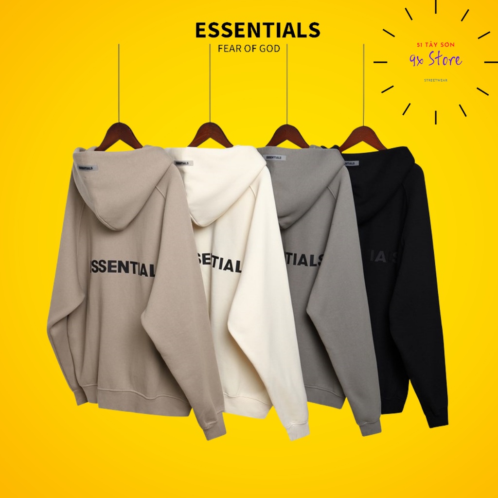 Áo khoác Essentials nỉ bông hình in nổi hàng cao cấp ss2022