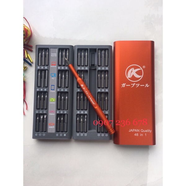 Bộ Tua Vít Đa Năng 48 Đầu Kapusi Cao Cấp