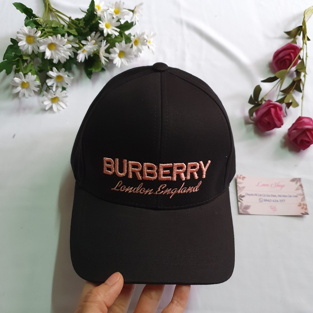 MŨ NÓN LƯỠI TRAI - NÓN KẾT BURBERRY THỜI TRANG