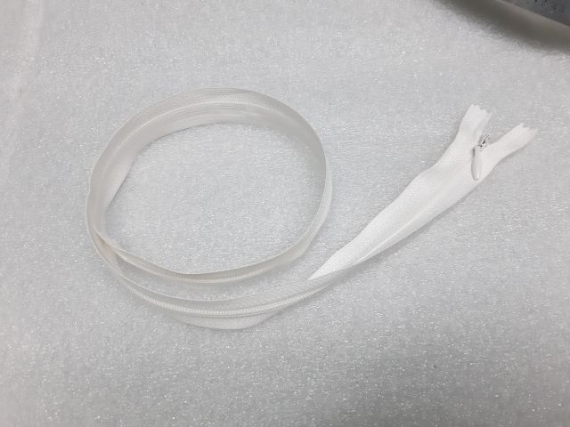 Dây kéo khóa giọt lệ màu cà rốt loại dài 53cm