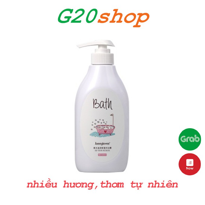 Sữa tắm JOEEYLOVES  dưỡng ẩm Hương nước hoa nội địa Trung 500ml G20shop