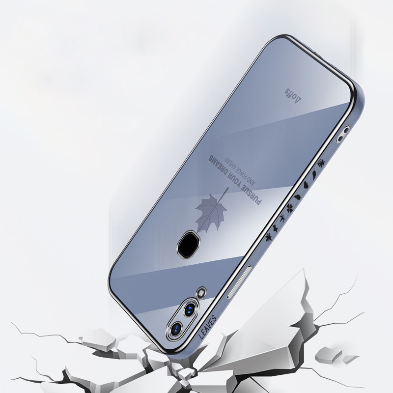 Ốp điện thoại in họa tiết lá phong cho Vivo 1935 1938 1901 1902 1904 1906 V2025 V2024