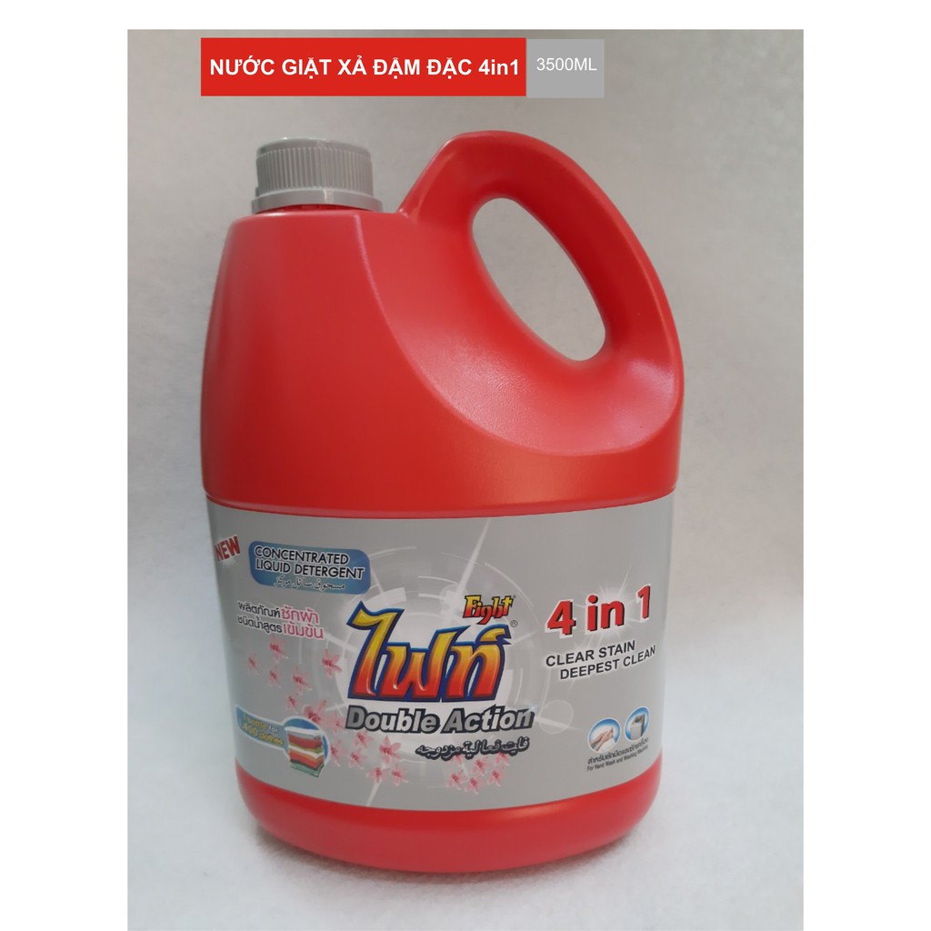 (HCM) Nước giặt Fight 4in1 3500 ml Thái Lan