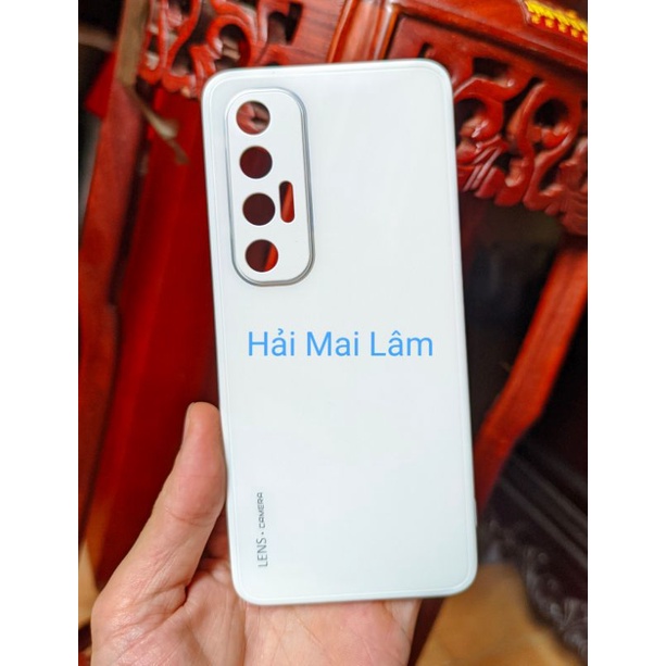 Ốp lưng cao cấp viền mềm lưng kính cường lực mi10s
