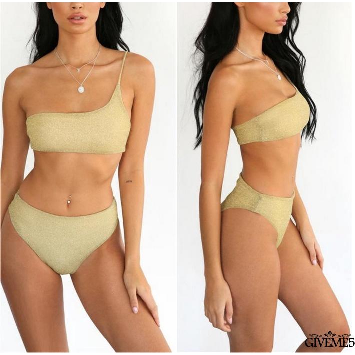 Bikini 2 mảnh lệch tay sexy