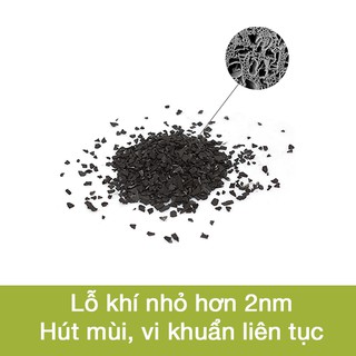 Túi than hoạt tính khử mùi xe hơi Hapaku - 100% từ gáo dừa Bến Tre [200gr]