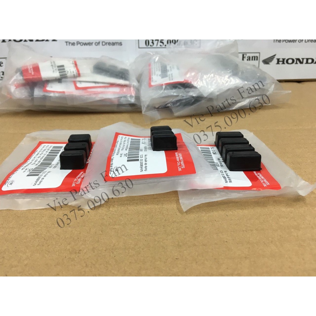 Bộ cao su chống rung thành xylanh Honda Wave ZX, Dream, Future 1, Wave nhỏ 2 bóng  chính hãng Honda Motor