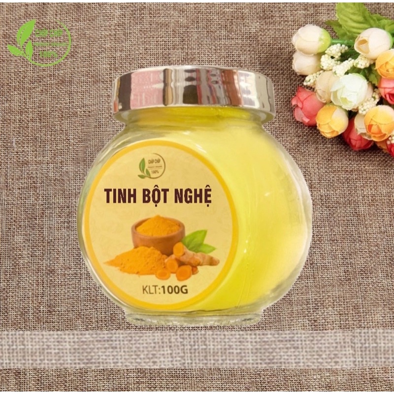 Tinh bột nghệ nguyên chất, tự nhiên, hữu cơ NATURAL PRODUCT TBN100G