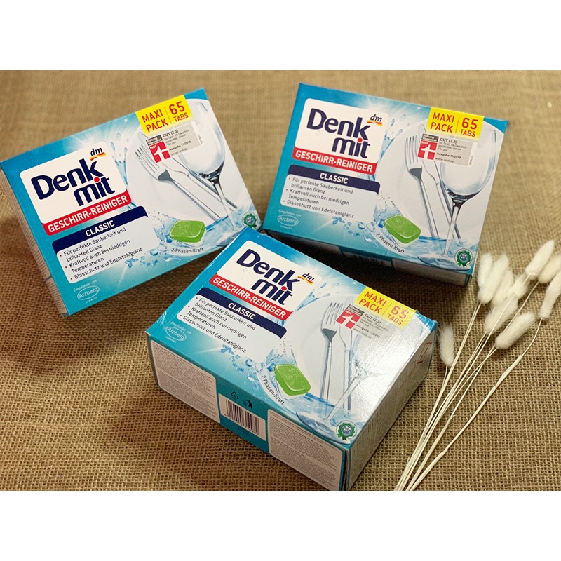 VIÊN RỬA BÁT DÙNG CHO MÁY RỬA BÁT DENKMIT