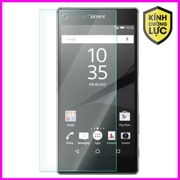 Kính cường lực Sony Z Kính trong suốt mài cạnh tặn kèm khăn lau.