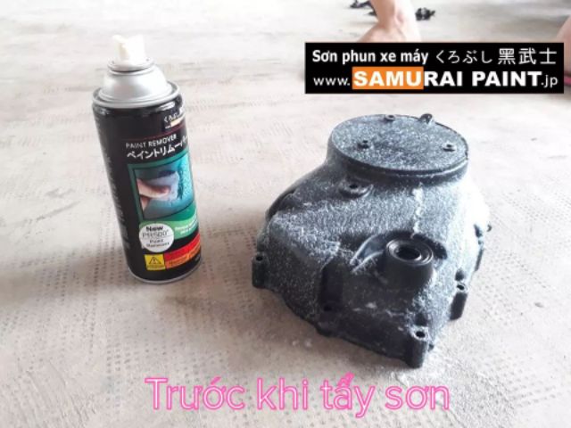  SƠN SAMURAI CHAI TẨY SƠN TRÊN KIM LOẠI PR500