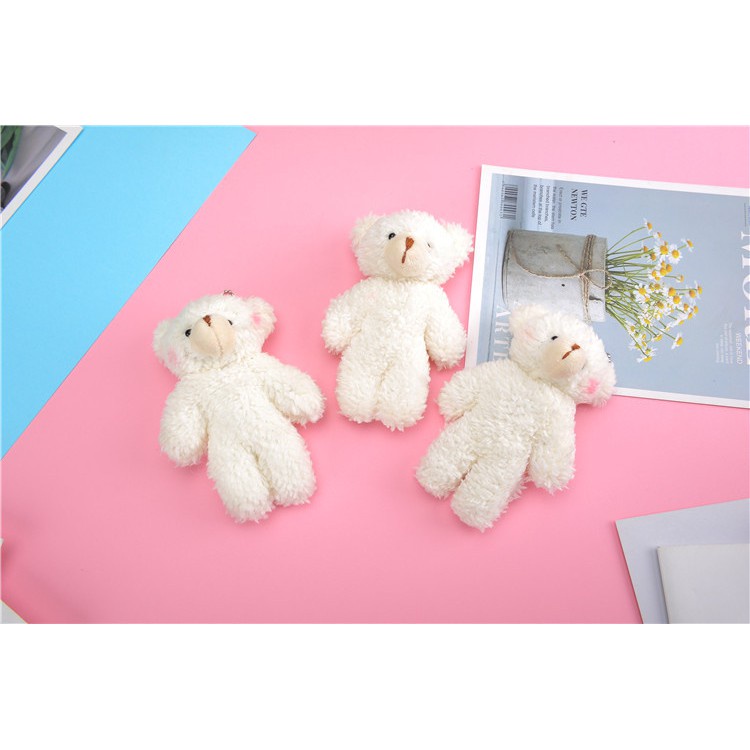 Móc khóa gấu bông treo balo siêu dễ thương MK1