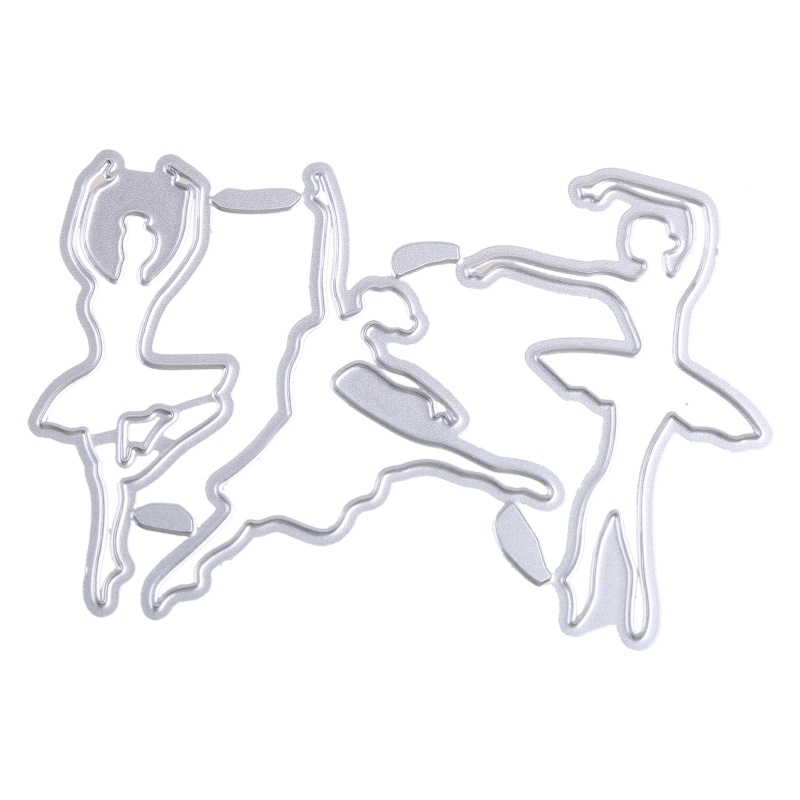 Khuôn Cắt Giấy Kim Loại Hình Vũ Công Ba Lê