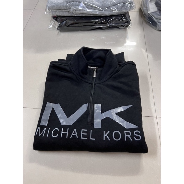 Áo cổ trụ khoá kéo cho nam Michael Kors xuất xịn